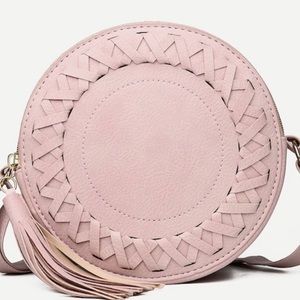 COPY - 1 LEFT! PINK VEGAN ROUND HANDBAG!